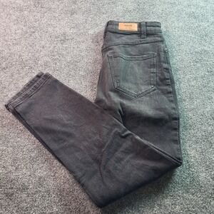 HOUSE Slim Mom Jeans Black Washed Denim Women's Size 32 EU